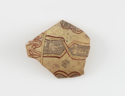 Islamic Glass Fragment, circa 900-1400. Creator: Unknown.
