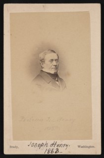 Portrait of Joseph Henry (1797-1878), 1863. Creator: Mathew Brady.