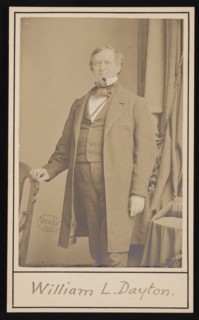 Portrait of William Lewis Dayton (1807-1864), Before 1864. Creator: Brady's National Photographic Portrait Galleries.