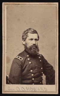 Portrait of General Oliver Otis Howard (1830-1909), Between 1862 and 1869. Creator: Brady's National Photographic Portrait Galleries.