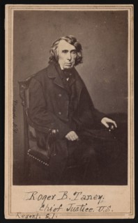 Portrait of Roger Brooke Taney (1777-1864), Before 1864. Creator: Brady's National Photographic Portrait Galleries.