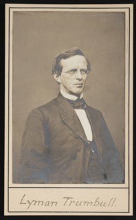 Portrait of Lyman Trumbull (1813-1896), Between 1864 and 1868. Creator: Brady's National Photographic Portrait Galleries.