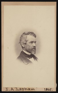 Portrait of Increase Allen Lapham (1811-1875), February 1865. Creator: Hugo Broich.