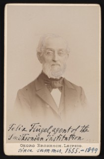 Portrait of Felix Flugel (1820-1904), 1894. Creator: Georg Conrad Adolph Brokesch.