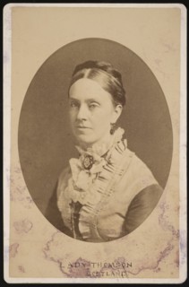 Portrait of Lady Frances Anna Blandy Thomson, Baroness Kelvin (1837-1916), 1876. Creator: Centennial Photographic Company.