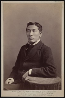 Portrait of Tichkematse (1857-1932), 1880. Creator: George W. Davis.