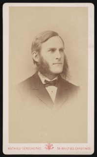 Portrait of Samuel Hubbard Scudder (1837-1911), Circa 1871. Creator: Mathieu Deroche.
