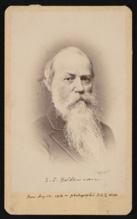 Portrait of Samuel Stehman Haldeman (1812-1880), February 5, 1874. Creator: FA Wenderoth & Co.
