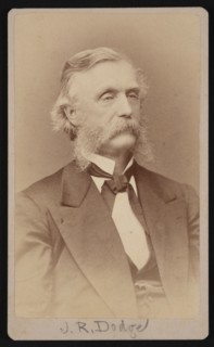 Portrait of Jacob Richards Dodge (1823-1902), 1878. Creator: Samuel Montague Fassett.