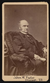 Portrait of John Wells Foster (1815-1873), Between 1872 and 1873. Creator: Samuel Montague Fassett.