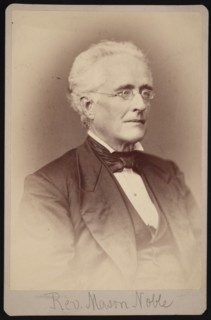 Portrait of Rev. Mason Noble (1809-1881), Between 1876 and 1880. Creator: Samuel Montague Fassett.