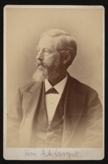 Portrait of Aaron Augustus Sargent (1827-1887), Between 1876 and 1880. Creator: Samuel Montague Fassett.