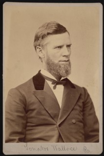 Portrait of William Andrew Wallace (1827-1896), Between 1876 and 1880. Creator: Samuel Montague Fassett.