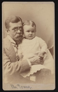 Portrait of William Young and Child, 1879. Creator: Samuel Montague Fassett.