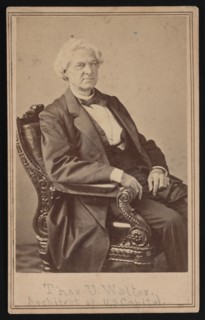 Portrait of Thomas Ustick Walter (1804-1887), Between 1866 and 1869. Creator: Alexander Gardner.