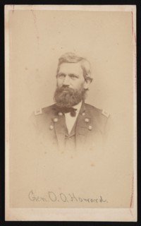 Portrait of General Oliver Otis Howard (1830-1909), 1860s. Creator: John Goldin.