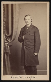 Portrait of George Washington Tryon (1838-1888), Circa 1860s. Creator: Francis S Keeler.