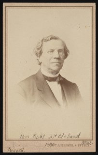 Portrait of Robert McClelland (1807-1880), 1870. Creator: Loescher & Petsch.