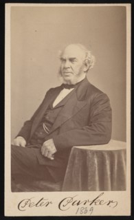 Portrait of Peter Parker (1804-1888), 1869. Creator: Augustus Marshall.