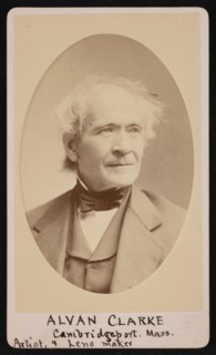 Portrait of Alvan Clark (1804-1887), Before 1887. Creator: Metcalf & Welldon.