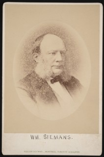 Portrait of Carl Wilhelm Siemens (1823-1883), Before 1876. Creator: William Notman.