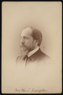 Portrait of Rev. William Chauncy Langdon (1831-1895), Circa 1881. Creator: Pach Bros.