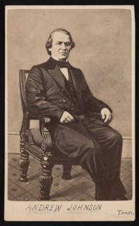 Portrait of Andrew Johnson (1808-1875), Between 1864 and 1866. Creator: Philadelphia Photographic Company.