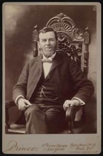 Portrait of Joseph Williams Collins (1839-1904), 1890s. Creator: George Prince.