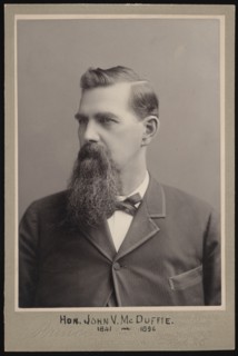 Portrait of John Van McDuffie (1841-1896), Before 1896. Creator: George Prince.