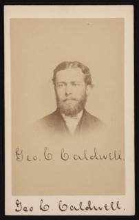 Portrait of George Chapman Caldwell (1834-1907), Circa 1870s. Creator: Purdy & Frear.