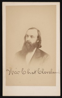 Portrait of William Charles Cleveland, Before 1873. Creator: Purdy & Frear.