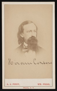 Portrait of Hiram Corson (1828-1911), Circa 1870s. Creator: Purdy & Frear.