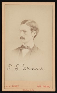 Portrait of Thomas Frederick Crane (1844-1927), Circa 1870s. Creator: Purdy & Frear.