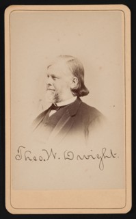 Portrait of Theodore William Dwight (1822-1892), Before 1892. Creator: Purdy & Frear.