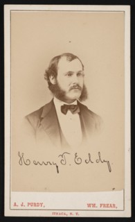 Portrait of Henry Turner Eddy (1844-1921), 1870s. Creator: Purdy & Frear.