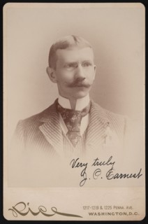 Portrait of J.P. Earnest, Between 1889 and 1897. Creator: Moses P. Rice.