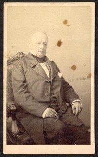 Portrait of Unidentified Man, Circa 1860s. Creator: Rintgul & Rockwood.