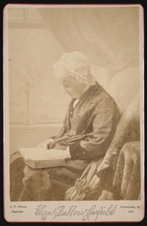 Portrait of Eliza Ballou Garfield (1801-1888), 1881. Creator: James Fitzallen Ryder.