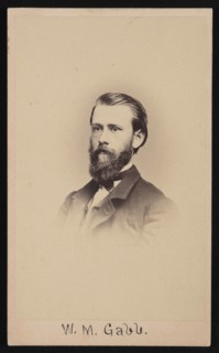 Portrait of William More Gabb (1839-1878), 1864-1865. Creator: Silas Wright Selleck.