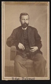 Portrait of Edward Palmer (1829-1911), 1868-1869. Creator: Antonio Zeno Shindler.