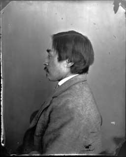 Profile Portrait of Unidentified Man, 1880s. Creator: United States National Museum Photographic Laboratory.