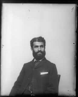 Portrait of Unidentified Man in Suit, 1880s. Creator: United States National Museum Photographic Laboratory.