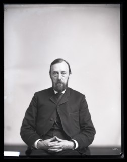Portrait of Ferdinand Vandeveer Hayden (1829-1887), 1880s. Creator: United States National Museum Photographic Laboratory.