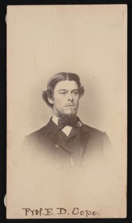 Portrait of Edward Drinker Cope (1840-1897), Circa 1860s. Creator: Unknown.
