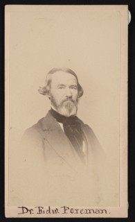 Portrait of Dr. Edward R. Foreman (1808-1885), Before 1876. Creator: Unknown.
