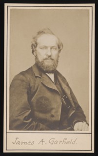 Portrait of James Abram Garfield (1831-1881), Circa 1860s. Creator: Unknown.