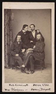 Group Portrait of Megatherium Club, Circa 1862-1863. Creator: Unknown.