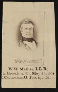 Portrait of William Williams Mather (1804-1859), Before 1859. Creator: Unknown.