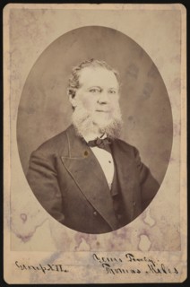 Portrait of Thomas Miles, Before 1876. Creator: Unknown.