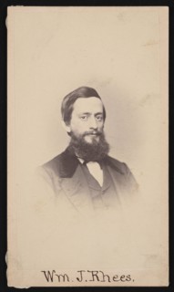 Portrait of William Jones Rhees (1830-1907), Circa 1860s/1870s. Creator: Unknown.